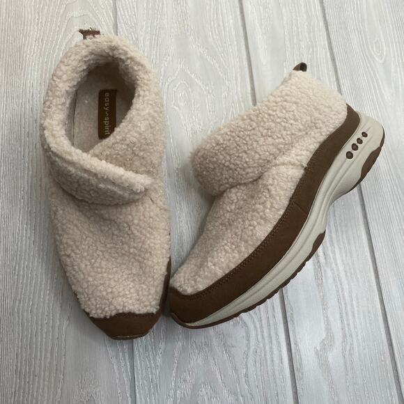 Easy Spirit Women's Trippin 2 Sherpa-lined Slip-on Ankle Booties Size 9.5 - Picture 1 of 10